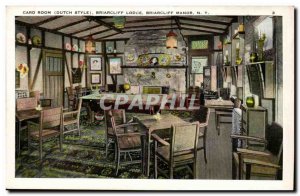 united States Post Card Old Card Room (Dutch style) Briarcliff Manor New York...