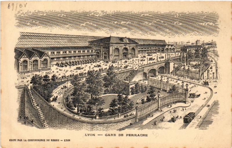 CPA LYON-Gare de Perrache (426735)