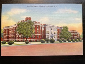 Vintage Postcard 1940 Columbia Hospital Columbia South Carolina