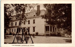 1940s Lakeville Manor Lakeville CT Litchfield County Connecticut Postcard