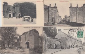 GATES PORTES FRANCE 1500 Vintage Postcards pre-1940 in BOX with BETTER (L5894)