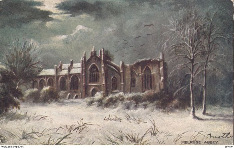 Melrose Abbey, 1908; TUCK 7197