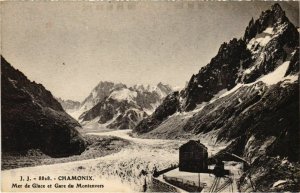 CPA CHAMONIX - Mer de Glace et Gare du Montenvers (108964)