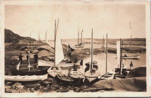 Norway Sail Boats Oslo Eneret Mittet & Co Vintage RPPC C061