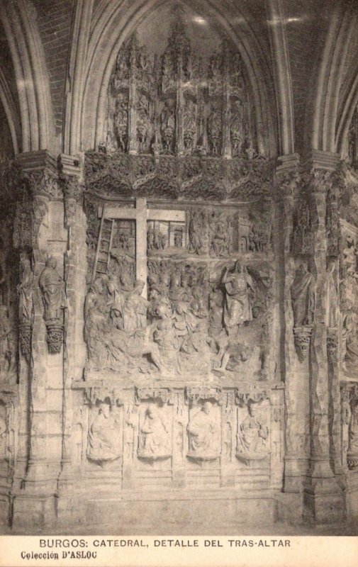 Spain Burgos Catedral Detalle del Tras-Altar