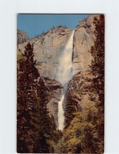 Postcard Yosemite Falls, Yosemite National Park, California