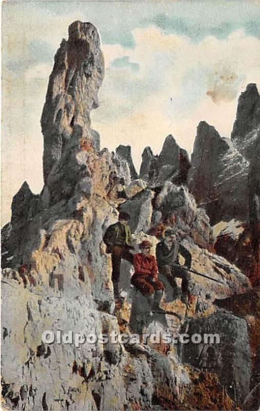 Mountain Climbers Mountain Climbing 1910 