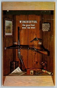 Winchester Rifle  Great Plains Museum Lawton Oklahoma   Postcard