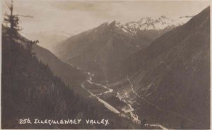 Illegillewaet Canada Canadian Mountains Antique Real Photo Postcard