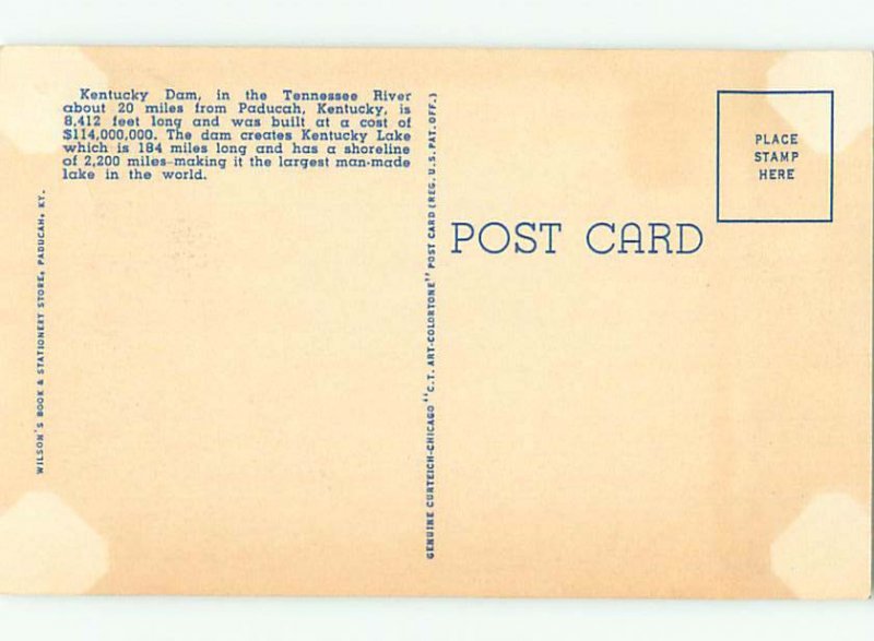 Linen BOATING ON KENTUCKY LAKE Aurora Near Benton & Hardin & Paducah