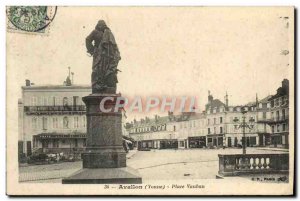 Old Postcard Avallon Place Vauban