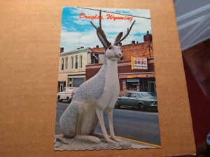 1970's Douglas, Wyoming Jackalope Continental Chrome Postcard