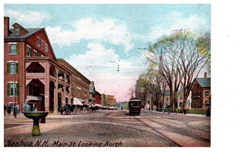 New Hampshire  Nashua Main St. Looking North