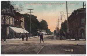 Corner Dundas & Adelaide Streets , Looking East , LONDON , Ontario , Canada ,...