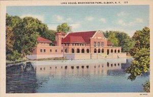 New York Albany Lake House Washington Park