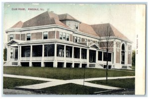 c1910's Club House Building Hinsdale Illinois IL Unposted Antique Postcard