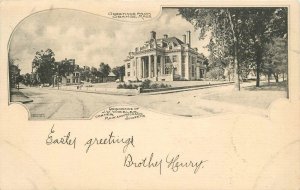 Postcard 1905 Massachusetts Orange Residence Wheeler Main Mechanic 23-11303