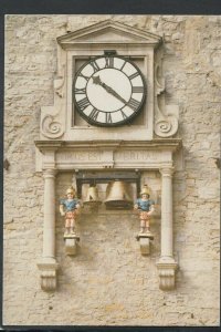 Oxfordshire Postcard - Oxford - Carfax Tower Clock and Quarter-Boys  RR6266