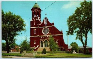 Postcard - St. Mary's Church - Wooster, Ohio