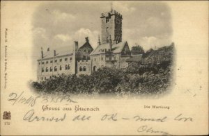 Gruss aus Eisenach Germany 1898 Used Postcard