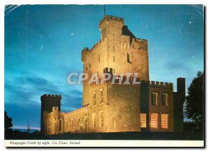 Postcard Modern Knappogue Castle Co. Clare Ireland by night