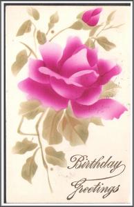 Birthday Greetings - Rose - [MX-216]