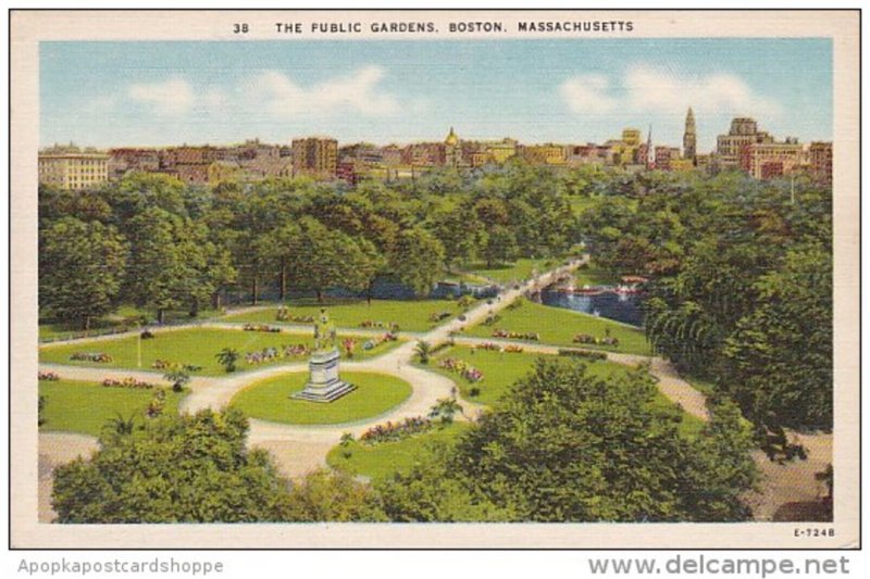 Massachusetts Boston The Public Gardens