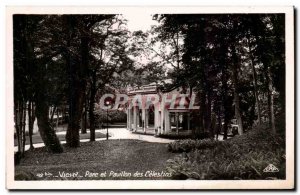 Old Postcard Vichy Park and Pavilion Celestins