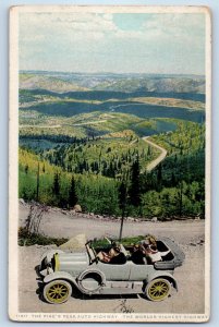 The Pike's Peak Auto Highway The World's Highest Highway Phostint Postcard