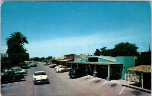 SCOTTSDALE, AZ Arizona  MAIN  STREET SCENE  Cool 50s Cars     Postcard