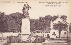 France Chambery Monument des Savoyards et Entree de la Caserne Curial