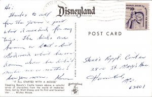 Disneyland PC It All Started With A Mouse Walt Disney Mickey Mouse Characters