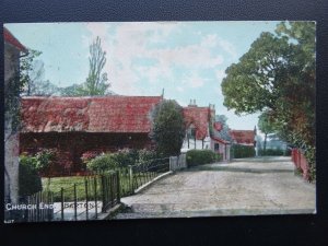 Bedfordshire BARTON LE CLAY Church End / Church Road c1907 Postcard by W.H.Cox