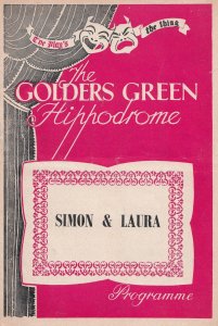 Simon & Laura Golders Green Romance Theatre Programme
