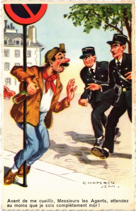 ALCOHOL DRINKING HUMOR COMIC, 45 Old Postcards pre-1960 (L6208)