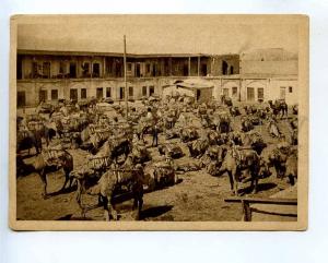 258715 UZBEKISTAN Ashgabat Caravanserai Russian Market Vintage