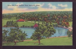 Green Hill Park General View Worcester MA Post Card 3622