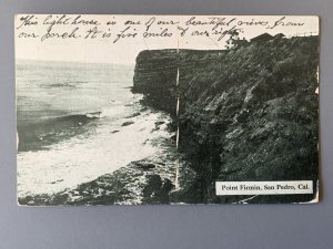 Point Firmin San Pedro CA RPPC Postcard A1140090851