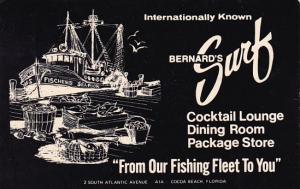 Florida Cocoa Beach Internationally Known Bernard's Surf Cocktail Lounge Dini...