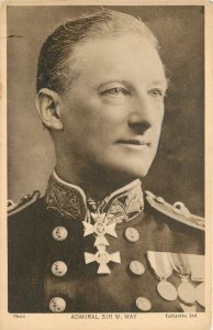 RPPC Postcard Admiral of the Fleet Sir W. May Royal Navy