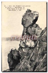 Postcard Old Env Plestin les Greves (C N) Saint Efflam Little Rock and St. Mi...