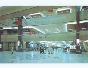 Pre-1980 INTERIOR VIEW OF AIRPORT Pittsburgh Pennsylvania PA E3397@