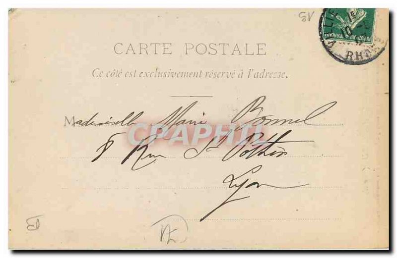 Postcard Old Castle Chatelard Lancie