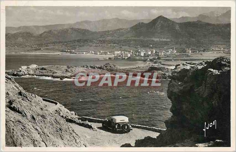 Old Postcard Ile Rousse general view