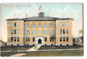 New Britain Connecticut CT Postcard 1906 High School