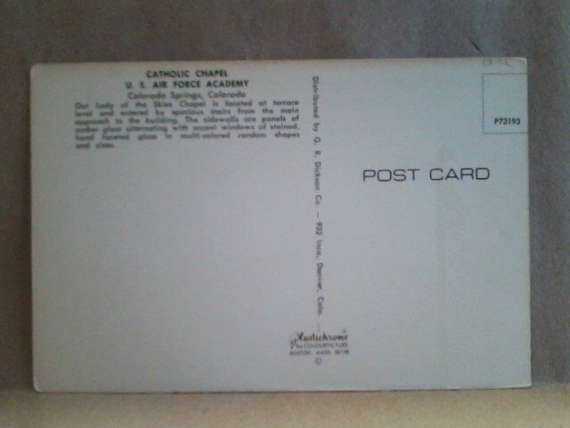 USAF Catholic Chapel Colorado Springs CO