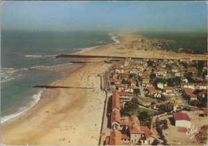 France Postcard - The Beach, Capbreton, Landes. Posted 1967 - RR20624