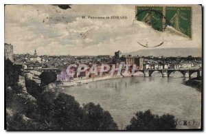 Old Postcard Panorama of Romans