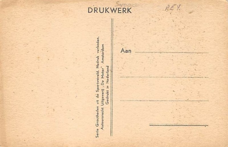 De Meester Van t groene Laken Pool Billiards Carte Postale Unused 