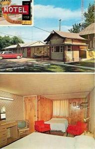 IN, Angola, Indiana, King's Motel, Multi View, L.L. Cook 61972-B